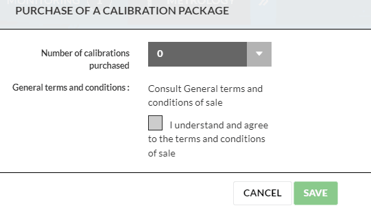 validate order self calibration