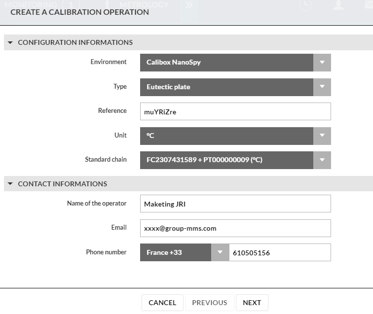 configuration self calibration