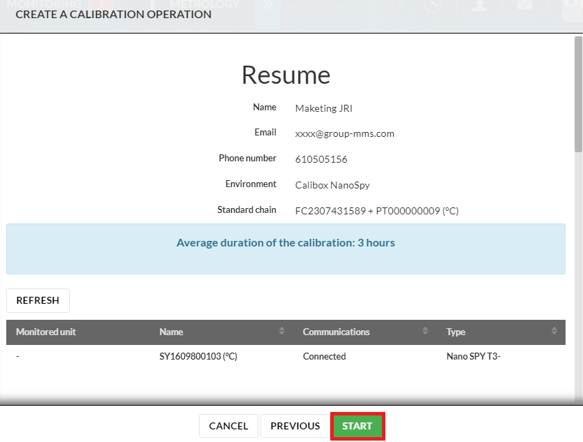launch self calibration