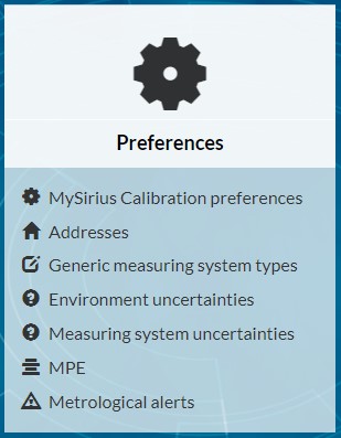 preferences