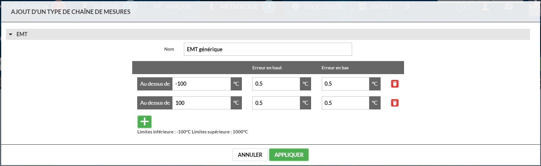 EMT chaine generique
