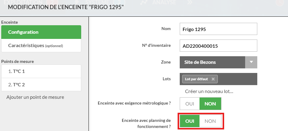 planning enceinte