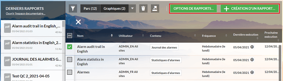 rapports